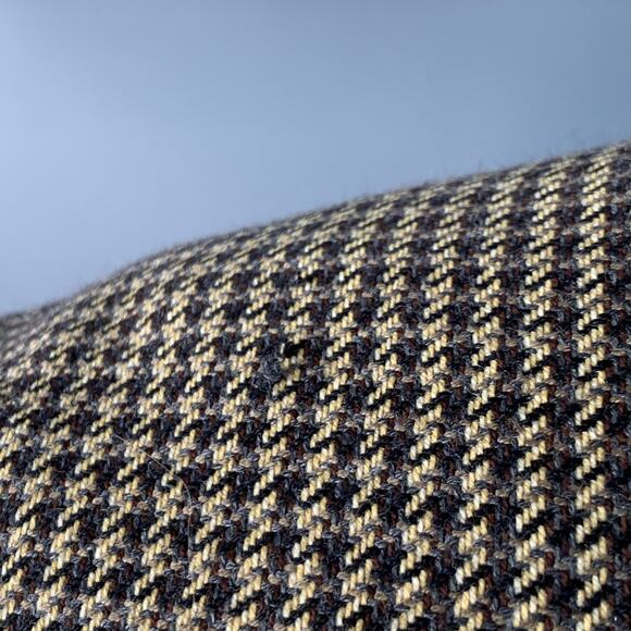JOHN W. NORDSTROM Size 42 Brown Yellow Houndstooth Wool Sport Coat - Picture 6 of 10